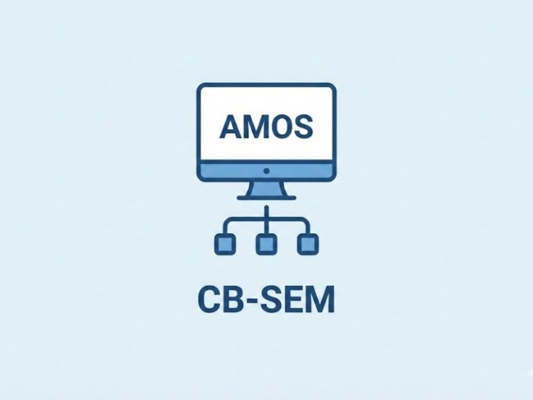 Phần Mềm AMOS Là Gì? Ứng Dụng Kiểm Định Lý Thuyết Bằng Mô Hình CB-SEM