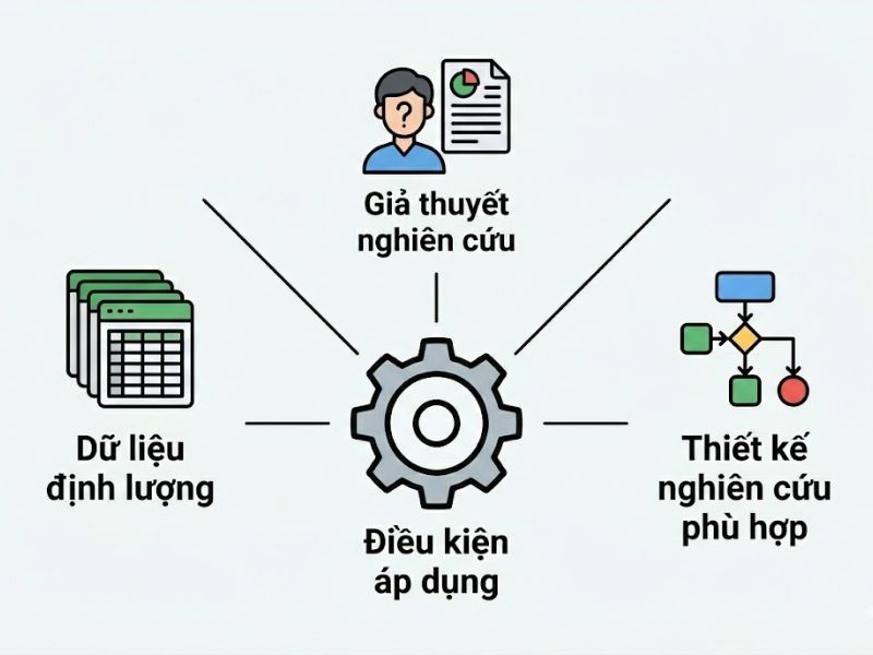 Điều kiện áp dụng phần mềm SPSS trong nghiên cứu
