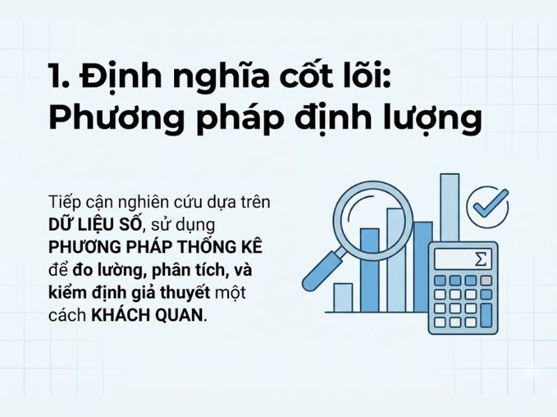 Phương pháp định lượng là gì? Quy trình thực hiện chuẩn khoa học từ A-Z