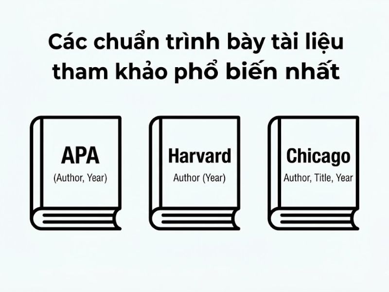 Tài liệu tham khảo nghiên cứu khoa học: Hướng dẫn trích dẫn và trình bày chuẩn (APA, Harvard, Chicago)
