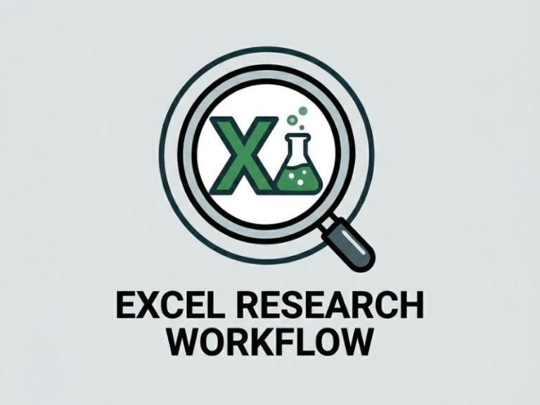 Ứng Dụng Excel Trong Nghiên Cứu Khoa Học: Quy Trình Xử Lý Dữ Liệu Thô Chuẩn Xác