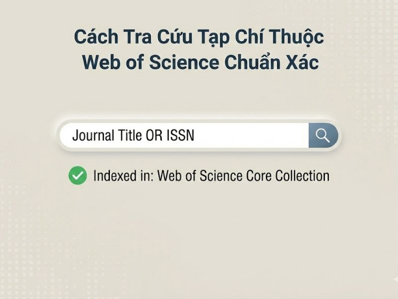 Web of Science Là Gì? Cấu Trúc Hệ Thống Chỉ Số ISI và Cách Tra Cứu Chuẩn Xác