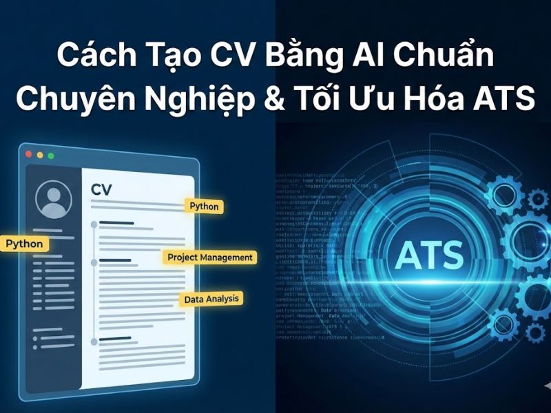 Cách Tạo CV Bằng AI Chuẩn Chuyên Nghiệp & Tối Ưu Hóa ATS
