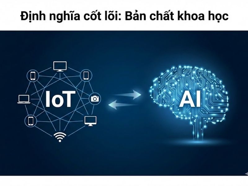 IoT và AI khác nhau thế nào? So sánh chi tiết & Mối quan hệ AIoT 