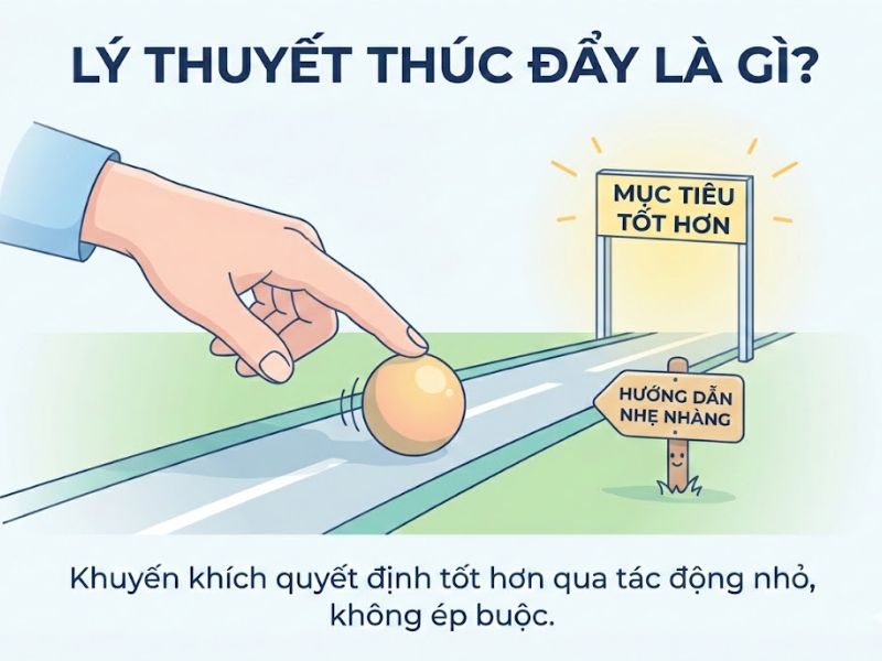Lý thuyết Thúc (Nudge Theory) đẩy: Nền Tảng, Nội Hàm và Ứng Dụng