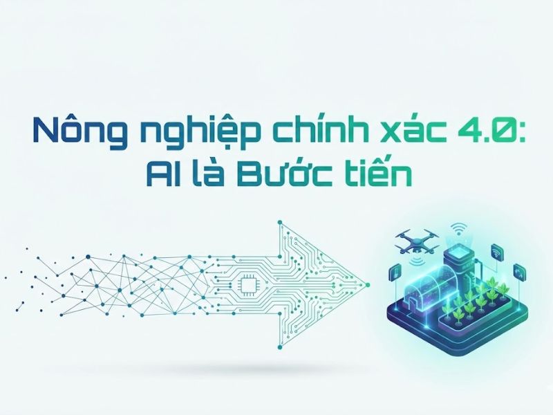 Ứng dụng AI trong nông nghiệp: Bước tiến của Nông nghiệp chính xác 4.0