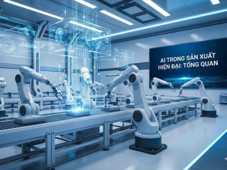 Ứng dụng AI trong sản xuất: 10 Giải pháp Đột phá & Xu hướng