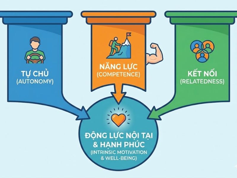 Lý thuyết Tự quyết (Self-Determination Theory): Nền Tảng, Nội Hàm và Ứng Dụng Trong Nghiên cứu & Quản trị
