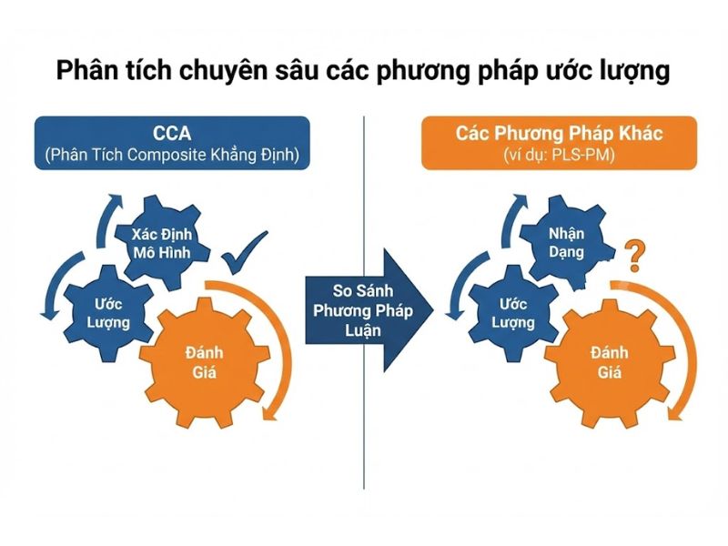 Ước lượng và đánh giá mô hình Composites of Composites: Nghiên cứu của Schuberth et al. (2020)