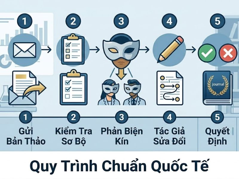 Phản Biện Kín Nghiên Cứu Khoa Học: Quy Trình, Và Chiến Lược Vượt Qua Tạp Chí Lớn
