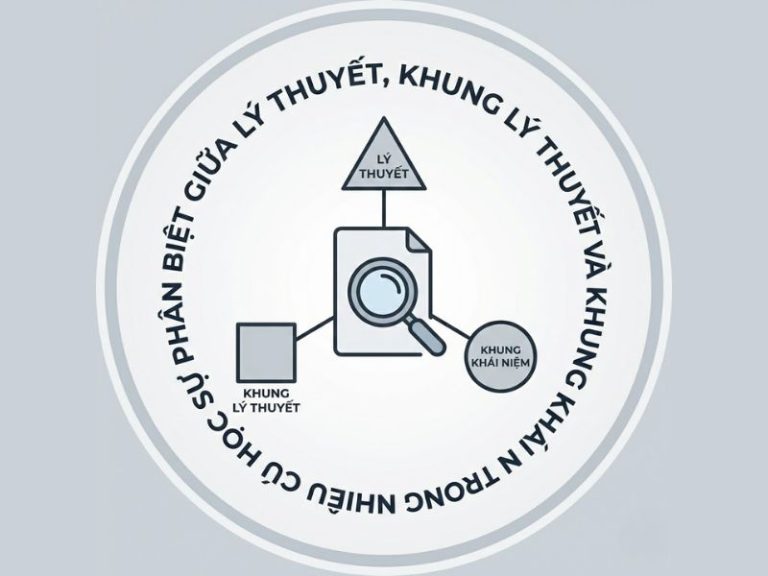 Sự Phân Biệt Giữa Lý Thuyết, Khung Lý Thuyết Và Khung Khái Niệm Trong Nghiên Cứu Khoa Học