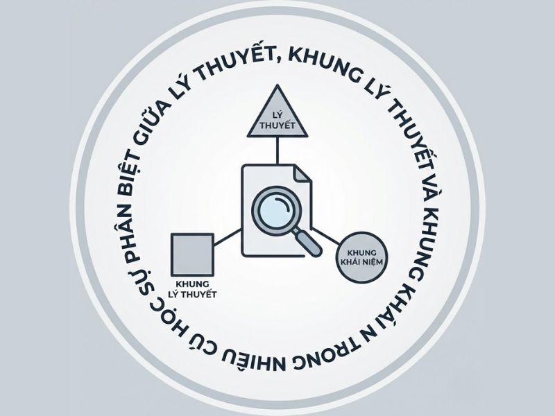 Sự Phân Biệt Giữa Lý Thuyết, Khung Lý Thuyết Và Khung Khái Niệm Trong Nghiên Cứu Khoa Học