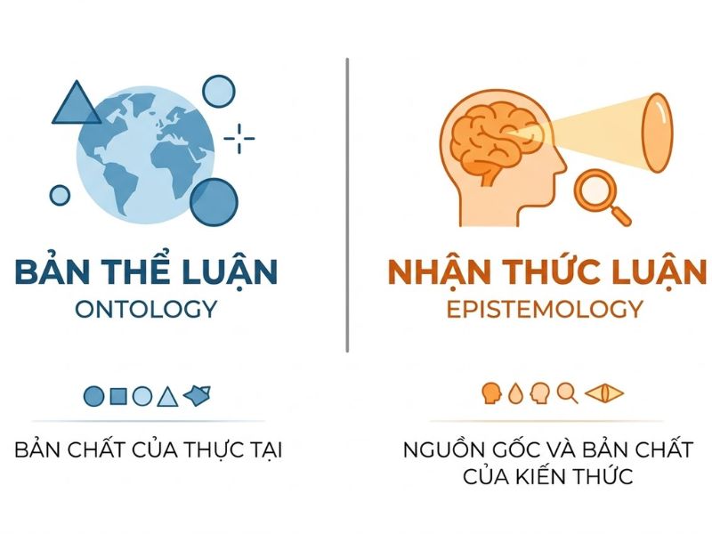 Bản thể luận và Nhận thức luận Ontology và Epistemology là gì?