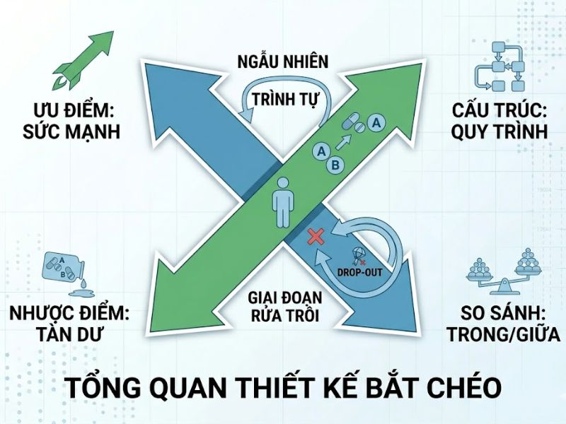 Cấu Trúc Và Ứng Dụng Của Thiết Kế Bắt Chéo (Crossover Design) Trong Nghiên Cứu Khoa Học

