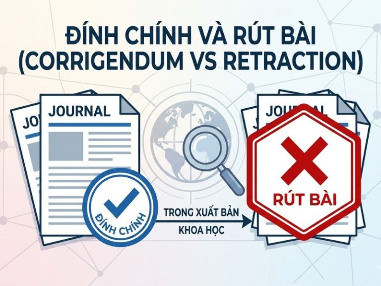 Đính chính và Rút bài (Corrigendum vs Retraction) trong Xuất bản Khoa học