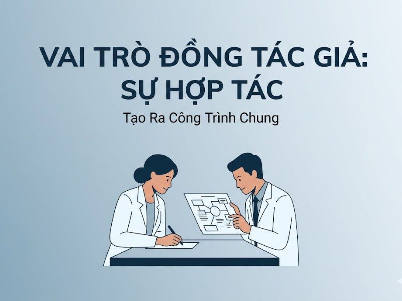 Đồng tác giả (Co-author) trong bài báo khoa học: Tiêu chuẩn và Cách giải quyết tranh chấp
