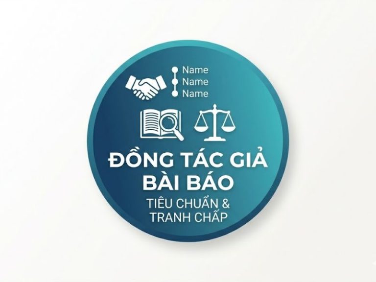 Đồng tác giả (Co-author) trong bài báo khoa học: Tiêu chuẩn và Cách giải quyết tranh chấp