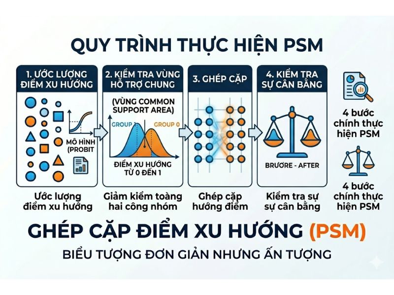 Ghép cặp điểm xu hướng (Propensity Score Matching - PSM)
