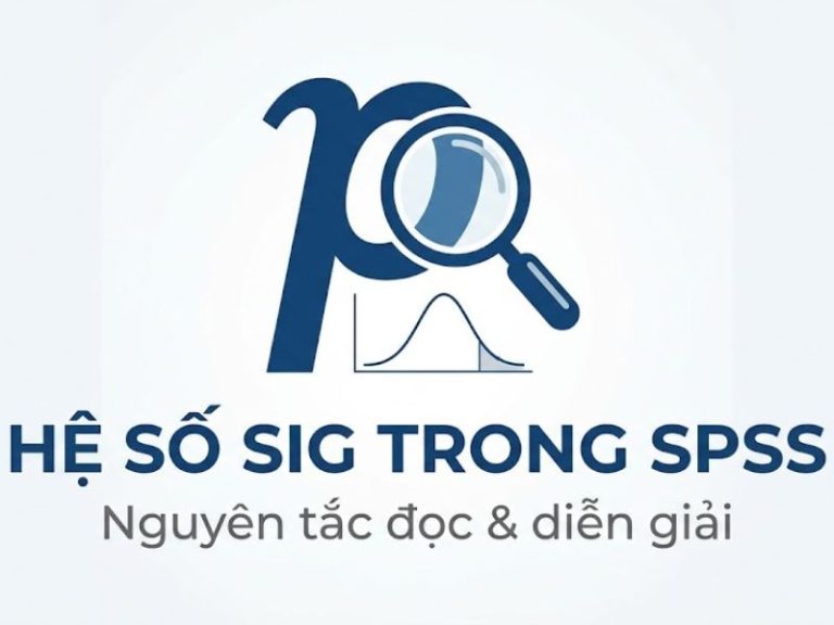 Hệ số Sig trong SPSS là gì? Nguyên tắc đọc và diễn giải kết quả kiểm định