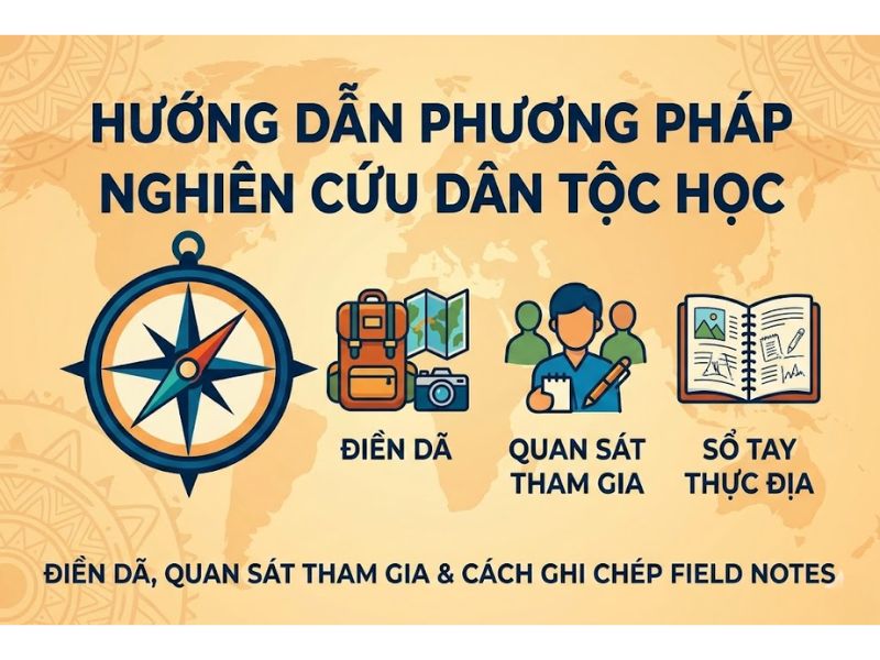 Hướng Dẫn Phương Pháp Nghiên Cứu Dân Tộc Học: Điền Dã, Quan Sát Tham Gia Và Cách Ghi Chép Sổ Tay Thực Địa (Field Notes)