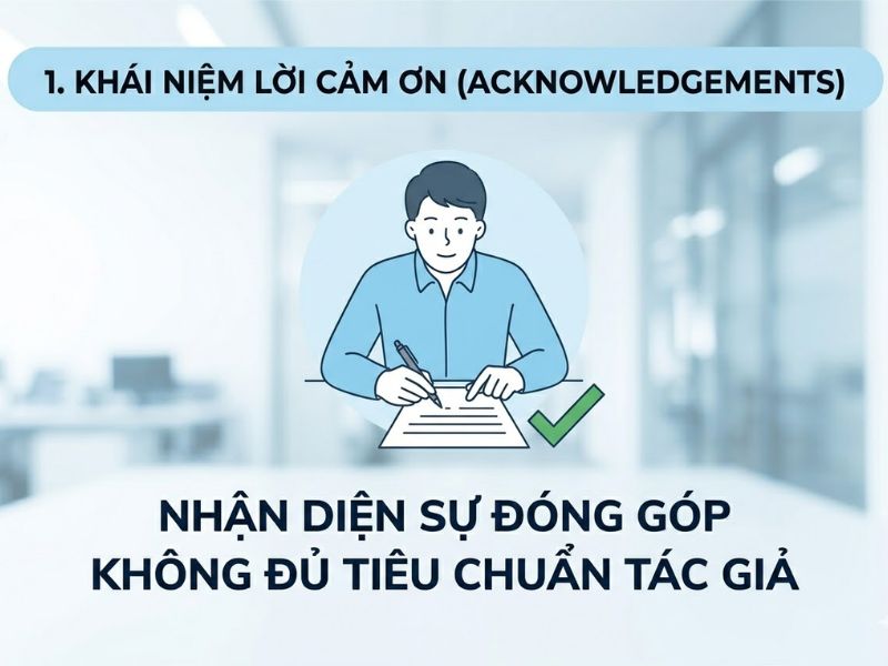 Hướng Dẫn Chuẩn Mực Về Lời Cảm Ơn (Acknowledgements) Trong Luận Văn Và Bài Báo Khoa Học