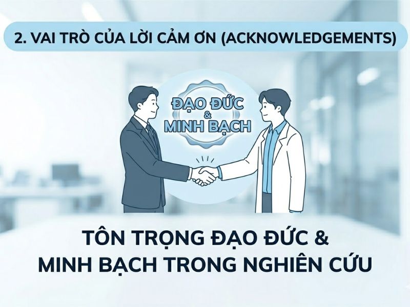 Hướng Dẫn Chuẩn Mực Về Lời Cảm Ơn (Acknowledgements) Trong Luận Văn Và Bài Báo Khoa Học
