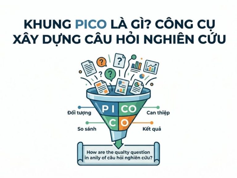 Khung PICO Trong Nghiên Cứu: Cơ Sở Lý Thuyết Và Ứng Dụng Cấu Trúc Đặt Câu Hỏi Khoa Học
