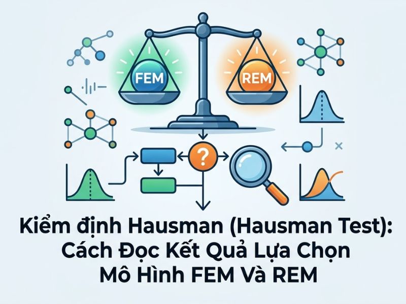 Kiểm định Hausman (Hausman Test): Cách Đọc Kết Quả Lựa Chọn Mô Hình FEM Và REM