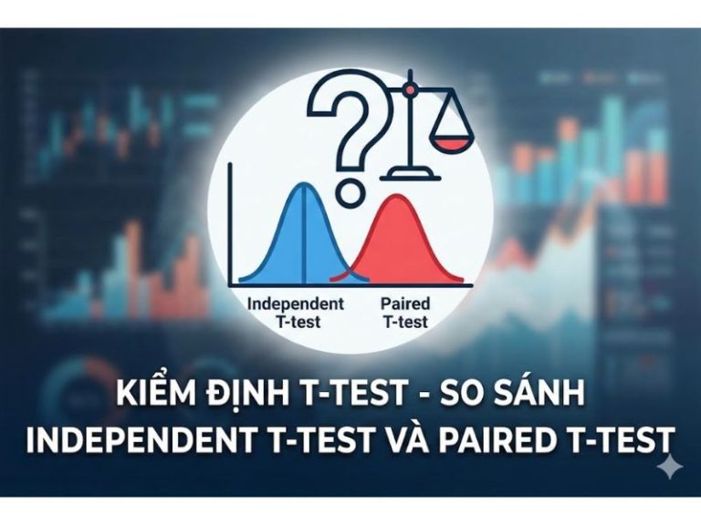 Kiểm định T-test - So sánh Independent T-test và Paired T-test