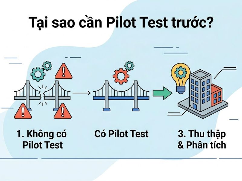 Nghiên cứu thử nghiệm (Pilot Study): Cỡ mẫu và Quy trình chuẩn hóa Bảng hỏi
