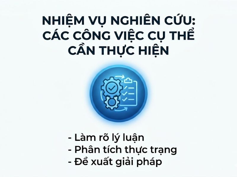 Nhiệm vụ nghiên cứu là gì? Hướng dẫn phân biệt Mục tiêu và Nhiệm vụ nghiên cứu
