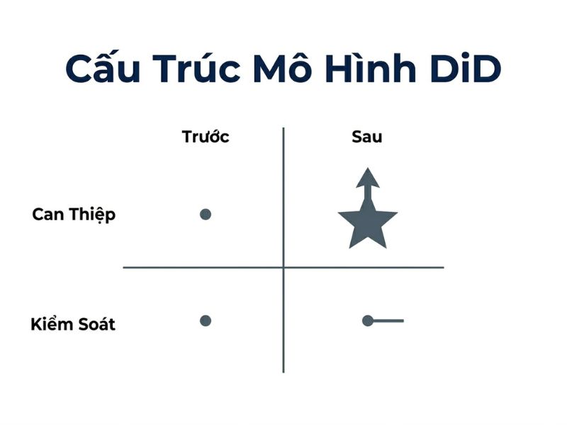 Phương Pháp Sai Biệt Kép (Difference-in-Differences - DiD) Trong Nghiên Cứu Định Lượng
