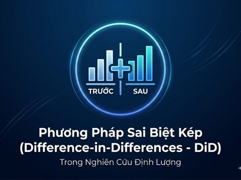 Phương Pháp Sai Biệt Kép (Difference-in-Differences - DiD) Trong Nghiên Cứu Định Lượng