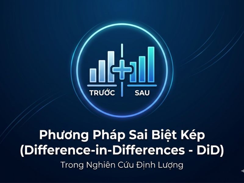 Phương Pháp Sai Biệt Kép (Difference-in-Differences - DiD) Trong Nghiên Cứu Định Lượng