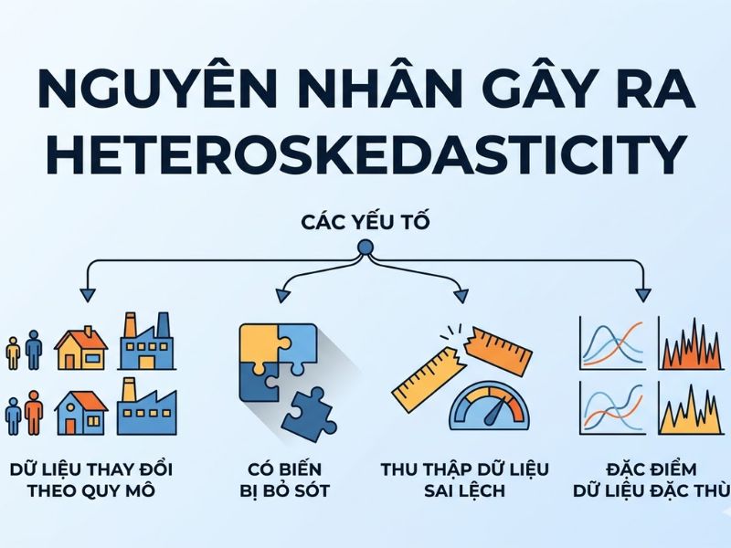 Phương Sai Sai Số Thay Đổi Heteroskedasticity là gì? 

