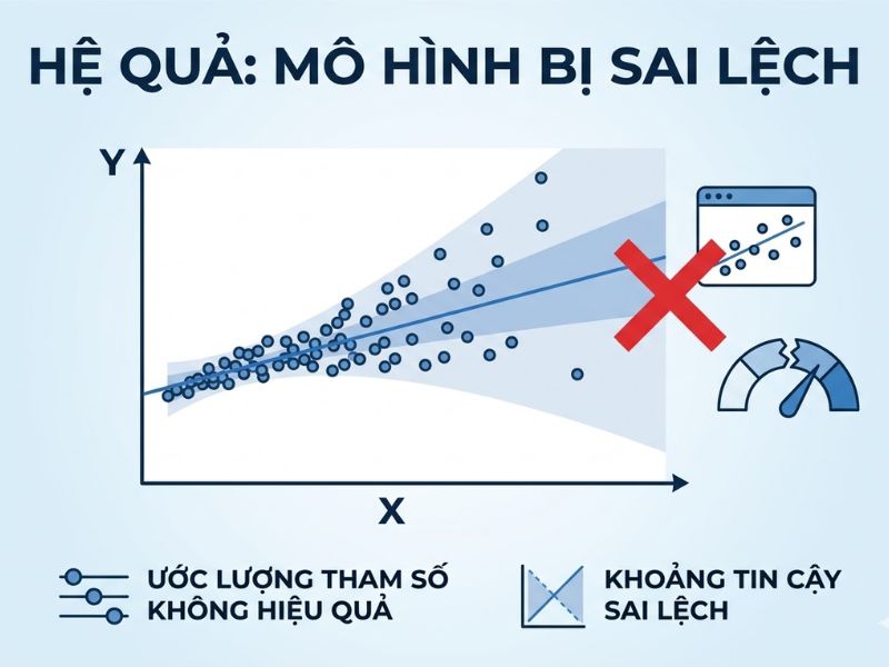 Phương Sai Sai Số Thay Đổi Heteroskedasticity là gì? 
