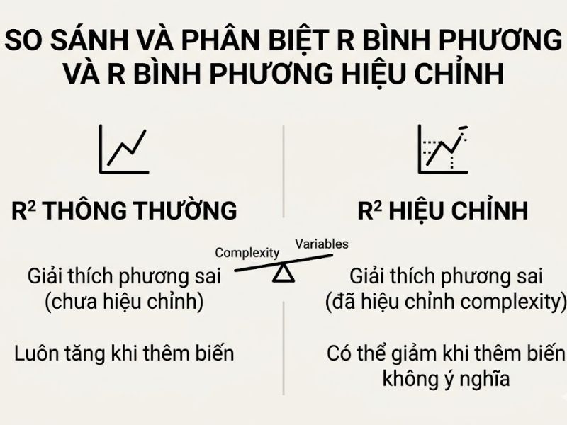 R Bình Phương Hiệu Chỉnh (Adjusted R-square) Là Gì? 