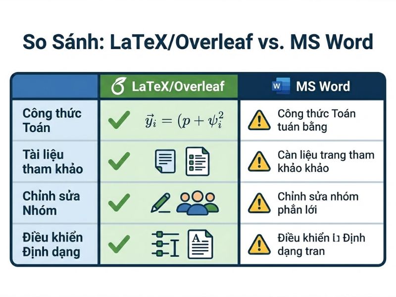 Soạn Thảo Luận Văn Bằng LaTeX Và Overleaf Cho Khối Kỹ Thuật/Tự Nhiên
