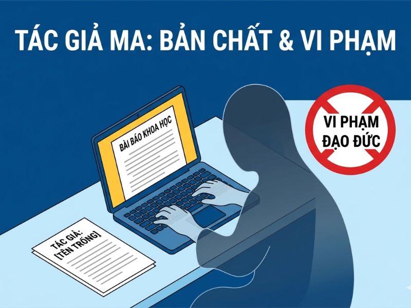 Tác giả ma (Ghost Authorship) và Tác giả danh dự: Hành vi vi phạm đạo đức xuất bản khoa học
