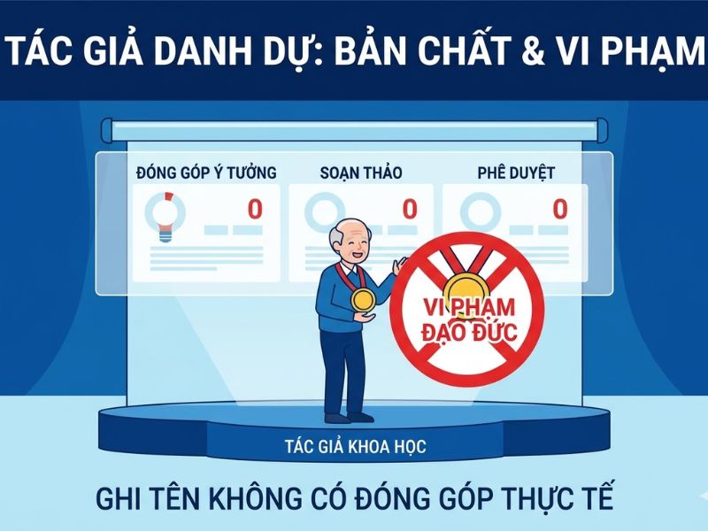 Tác giả ma (Ghost Authorship) và Tác giả danh dự: Hành vi vi phạm đạo đức xuất bản khoa học
