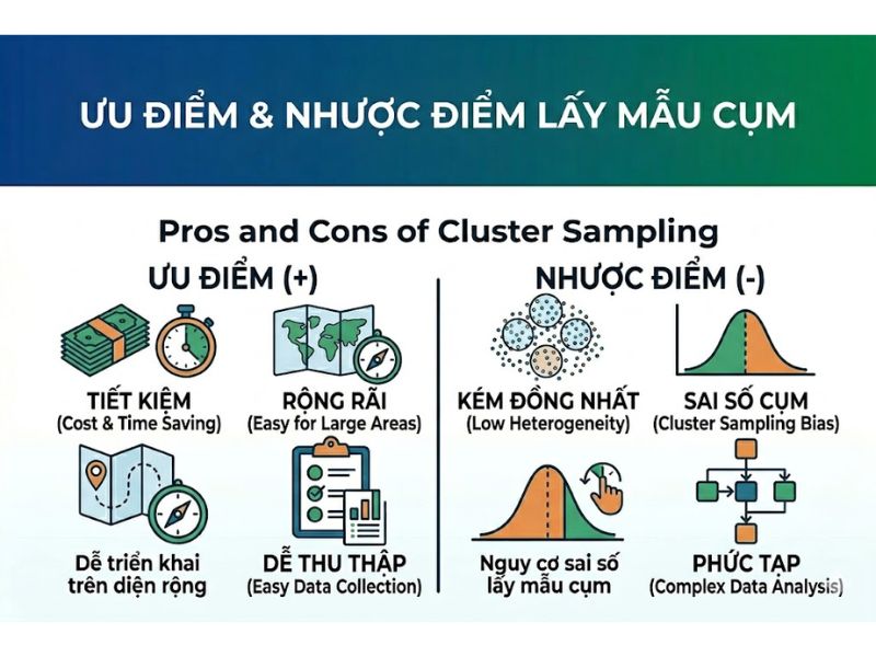 Lấy Mẫu Cụm (Cluster Sampling) Là Gì? 
