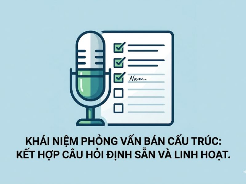 Phỏng vấn bán cấu trúc: Nền Tảng, Nội Hàm và Ứng Dụng
