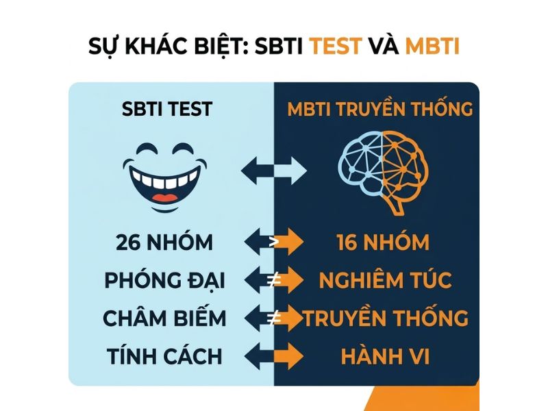 SBTI Test Là Gì? Phân Tích 25 Nhóm Tính Cách Hài Hước So Với MBTI