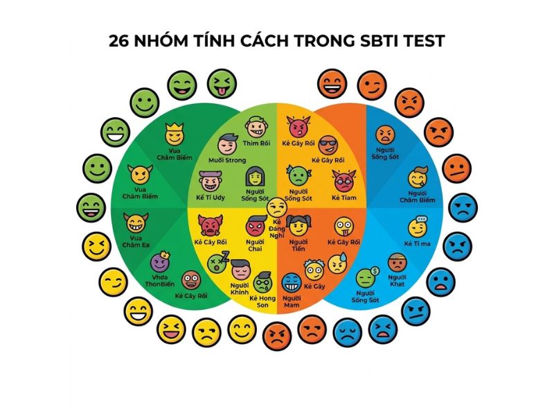 SBTI Test Là Gì? Phân Tích 25 Nhóm Tính Cách Hài Hước So Với MBTI