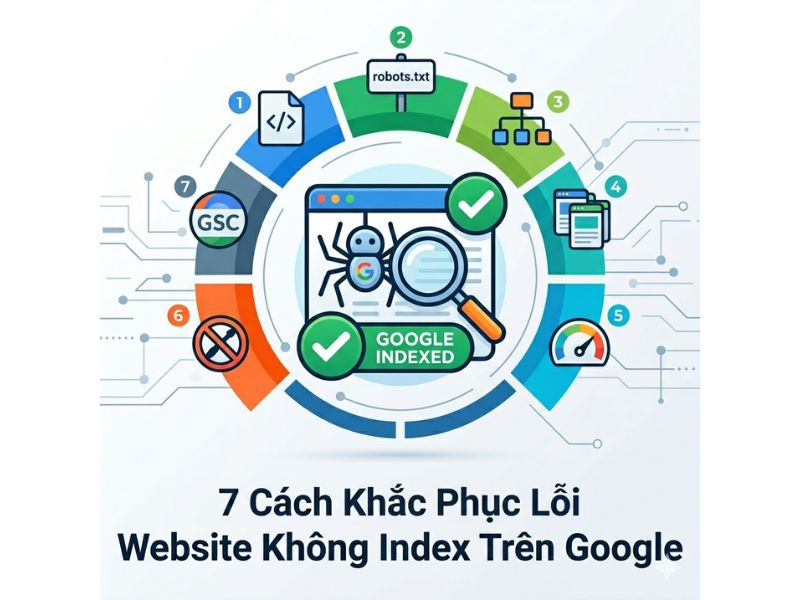 7 Cách Khắc Phục Lỗi Website Không Index Trên Google 