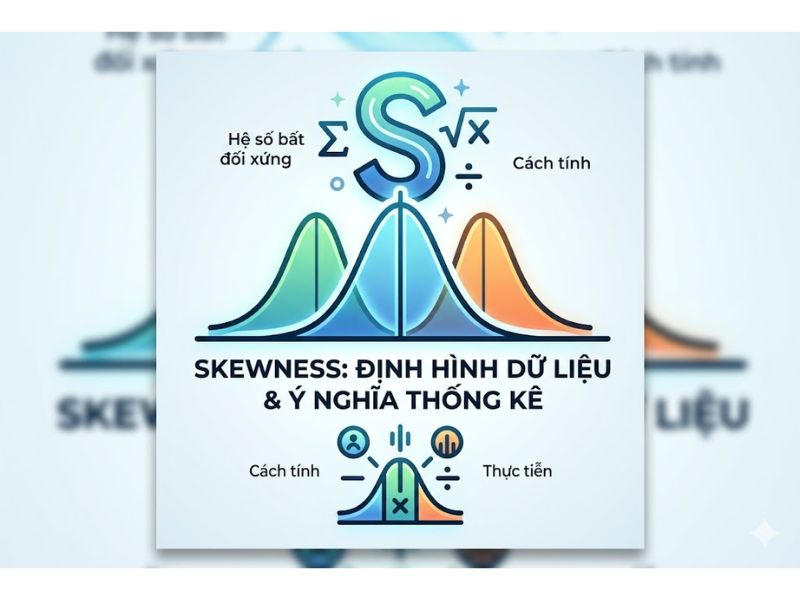 Hệ số bất đối xứng (Skewness) là gì? Cách tính trong thống kê
