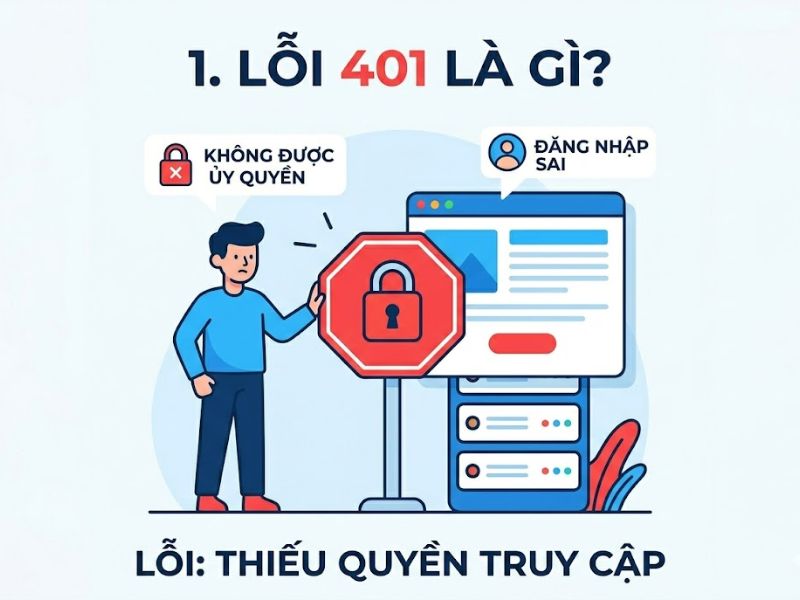 Lỗi 401 Là Gì? 6 Cách Khắc Phục Lỗi 401 Unauthorized Chi Tiết