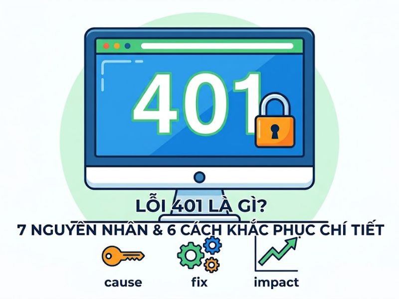Lỗi 401 Là Gì? 6 Cách Khắc Phục Lỗi 401 Unauthorized Chi Tiết