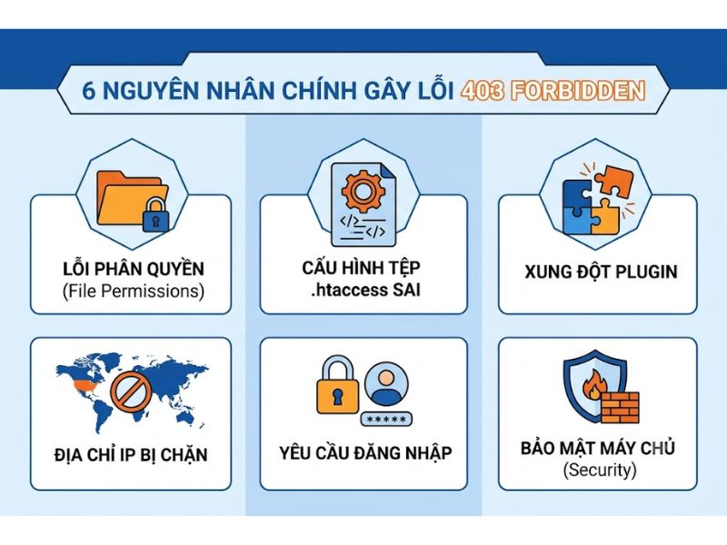 Lỗi 403 Forbidden là gì? 9 Cách sửa lỗi 403 hiệu quả