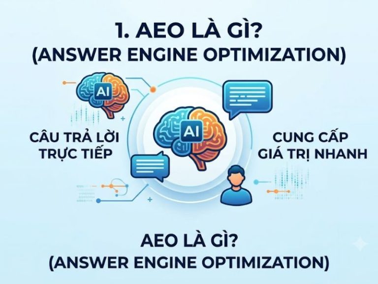 AEO là gì? Sự khác biệt AEO và SEO và cách tối ưu hiệu quả